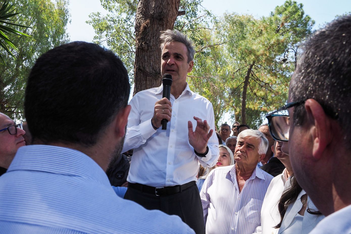 Μητσοτάκης από την Ερέτρια: Δεσμεύομαι καθημερινά να αγωνιζόμαστε για να βελτιώσουμε τη ζωή σας