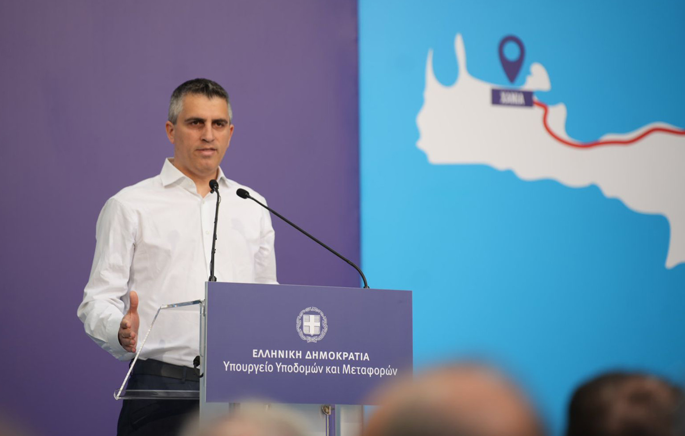 Χρίστος Δήμας: Ορόσημο για την Κρήτη η υπογραφή της σύμβασης για το τμήμα Χανιά-Ηράκλειο του ΒΟΑΚ