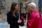 Στην ιστορική τελετή ενθρόνισης του νέου Πάπα παρέστη η Σοφία Ζαχαράκη