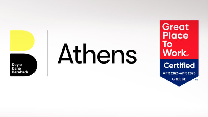 Η DDB Athens κατέκτησε το περίφημο σήμα Great Place to Work®