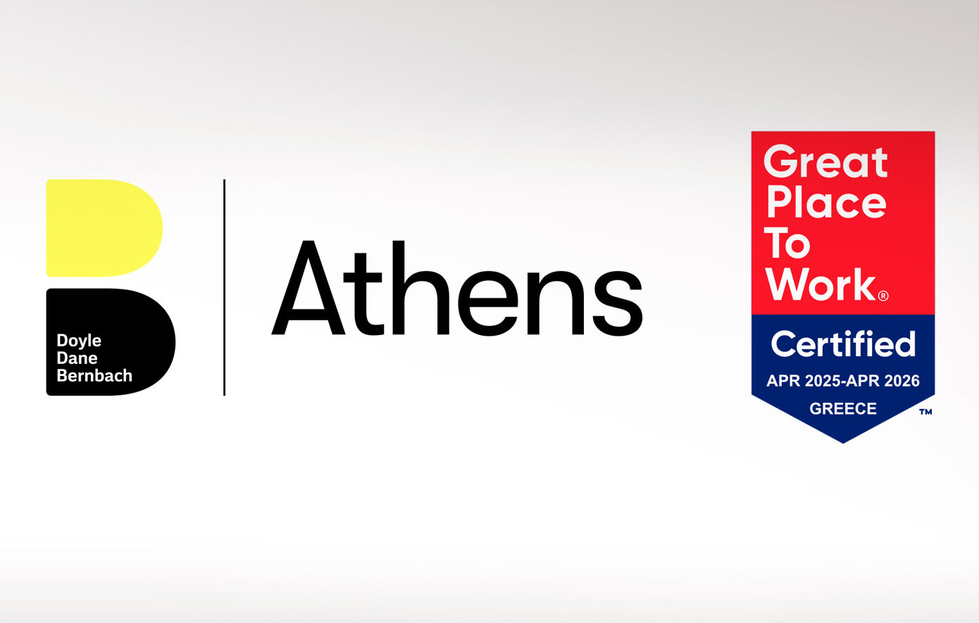 Η DDB Athens κατέκτησε το περίφημο σήμα Great Place to Work®