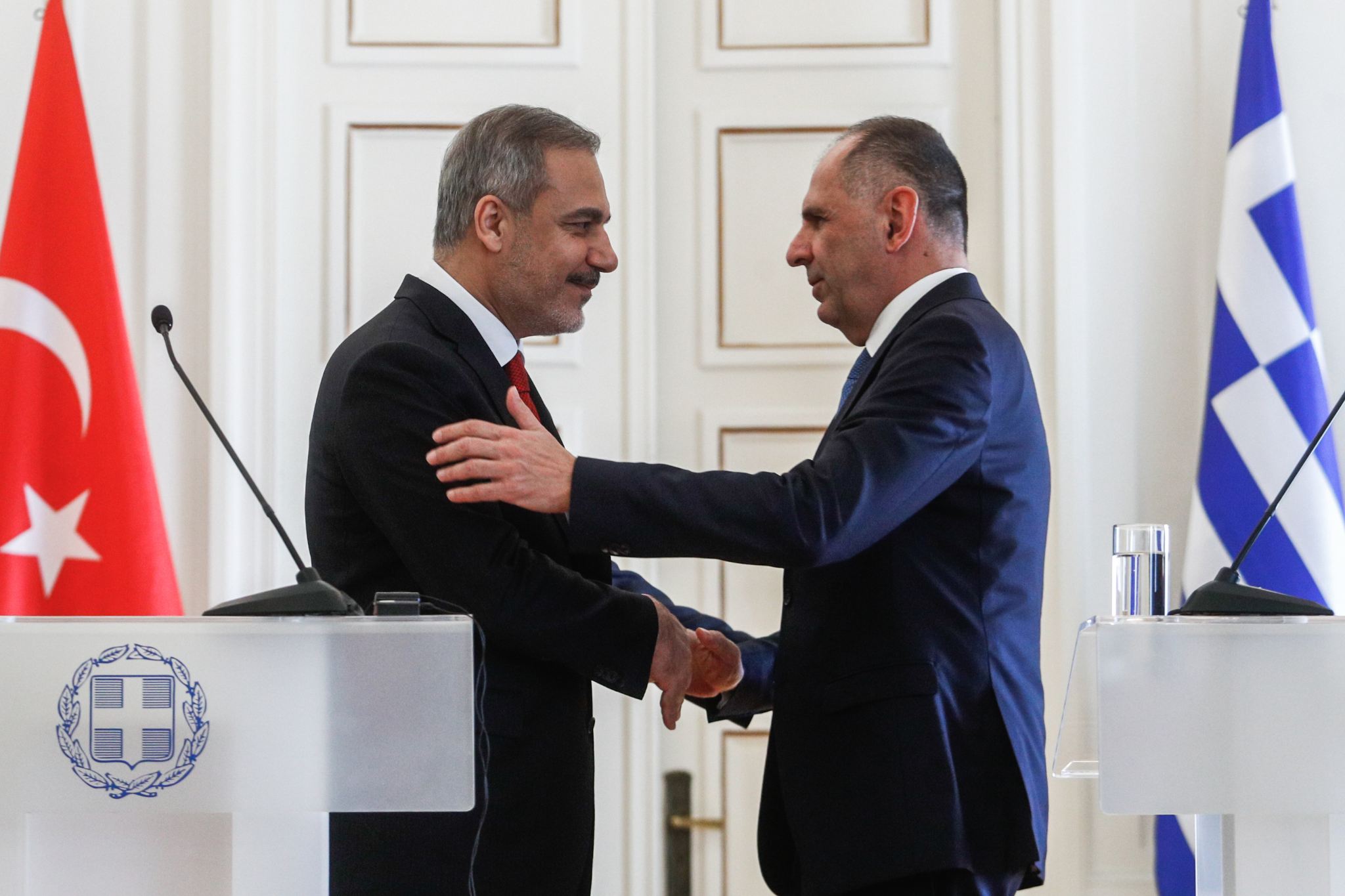 Κρίσιμη συνομιλία Γεραπετρίτη-Φιντάν στην Πόλη