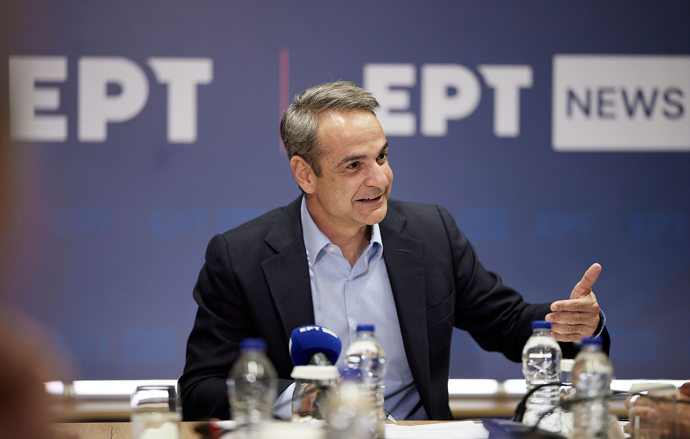 Στην ΕΡΤ εμφανίστηκε ο Κυριάκος Μητσοτάκης – Τι αποκάλυψε για τις αυξήσεις μισθών στους εργαζόμενους