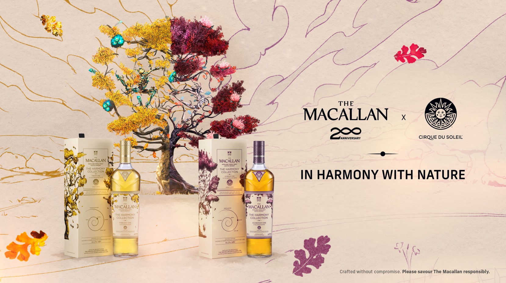 The Macallan και Cirque du Soleil αποκαλύπτουν το εντυπωσιακό τέταρτο κεφάλαιο της συλλογής The Macallan Harmony – Vibrant Oak