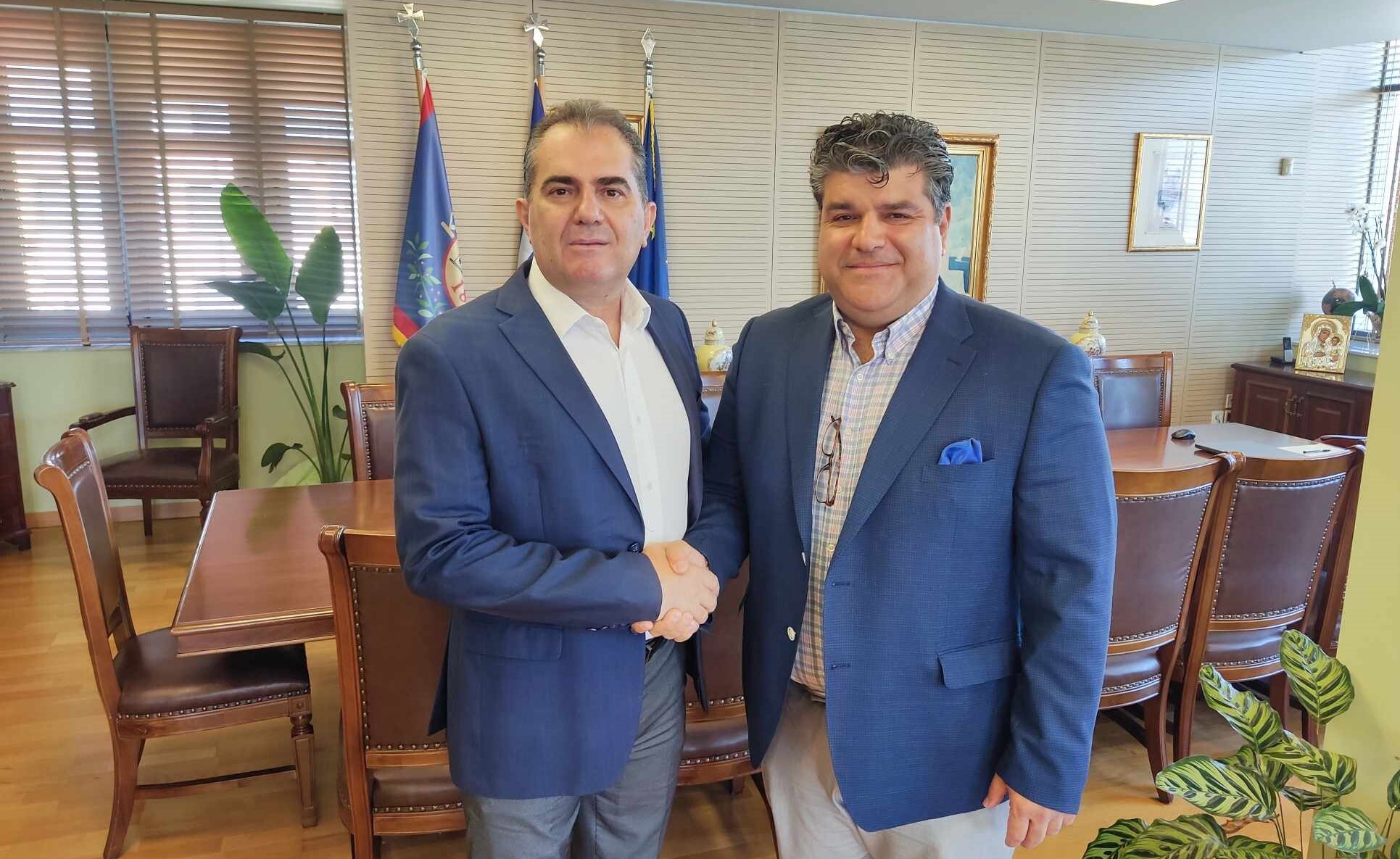 Στον Δήμαρχο Καλαμάτας ο ηγέτης της Παμμεσσηνιακής Ομοσπονδίας Αμερικής-Καναδά