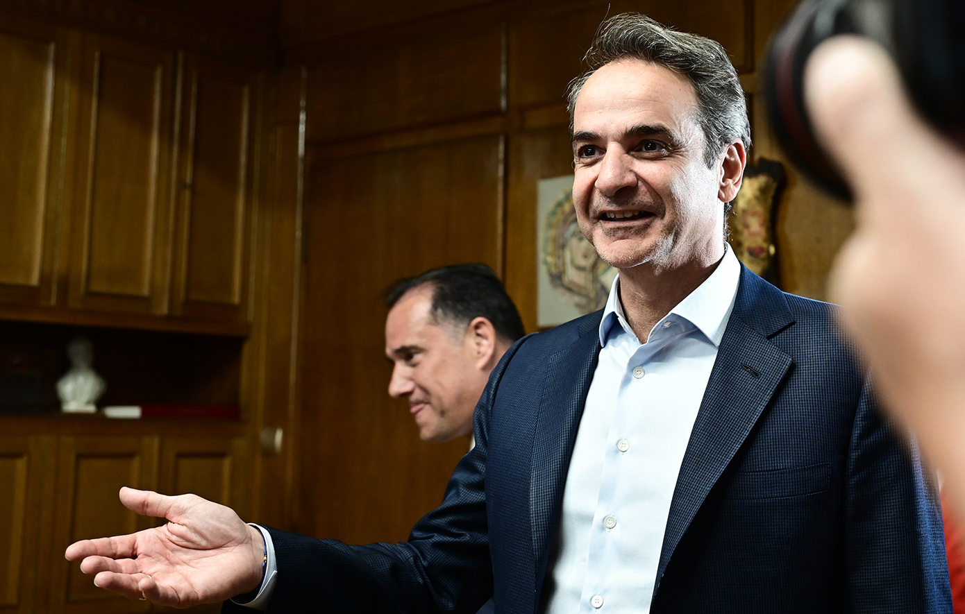 Επίσκεψη του Κυριάκου Μητσοτάκη στο Υπουργείο Υγείας