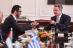 Με τον υπουργό Βιομηχανίας των ΗΑΕ συνομίλησε ο Κυριάκος Μητσοτάκης – Επικύρωσαν την σύμβαση αποφυγής Διπλής Φορολογίας