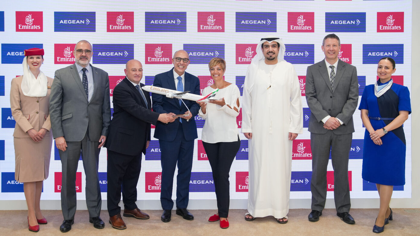 Emirates και AEGEAN ενισχύουν τη συμμαχία τους, χαρίζοντας περισσότερα προνόμια στους επιβάτες