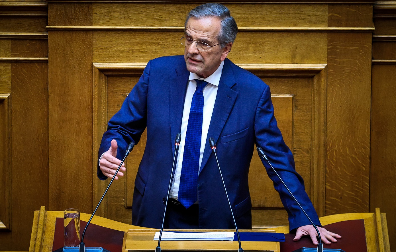 Αντώνης Σαμαράς για Π. Μολυβιάτη: «Ήταν ένας σπουδαίος πατριώτης, υπηρέτησε με αφοσίωση την πατρίδα»