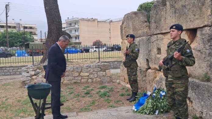 Ο Δήμαρχος Σπάρτης τίμησε τη μνήμη της Γενοκτονίας των Ελλήνων του Πόντου