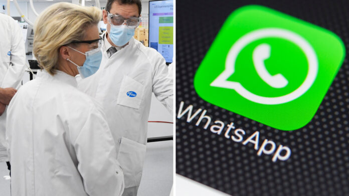 Politico: Διπλωματία μέσω WhatsApp στις Βρυξέλλες – Ούτε το σκάνδαλο “Pfizergate” δεν θα την ανακόψει