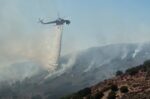 Υπό έλεγχο η πυρκαγιά στην Παλαιά Φώκαια – Σε εγρήγορση για πιθανές αναζωπυρώσεις