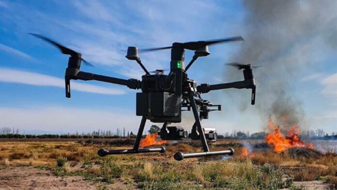 Δήμος Παγγαίου: Αναπτύσσει Drone για παρακολούθηση πυρκαγιάς στο Παγγαίο Όρος
