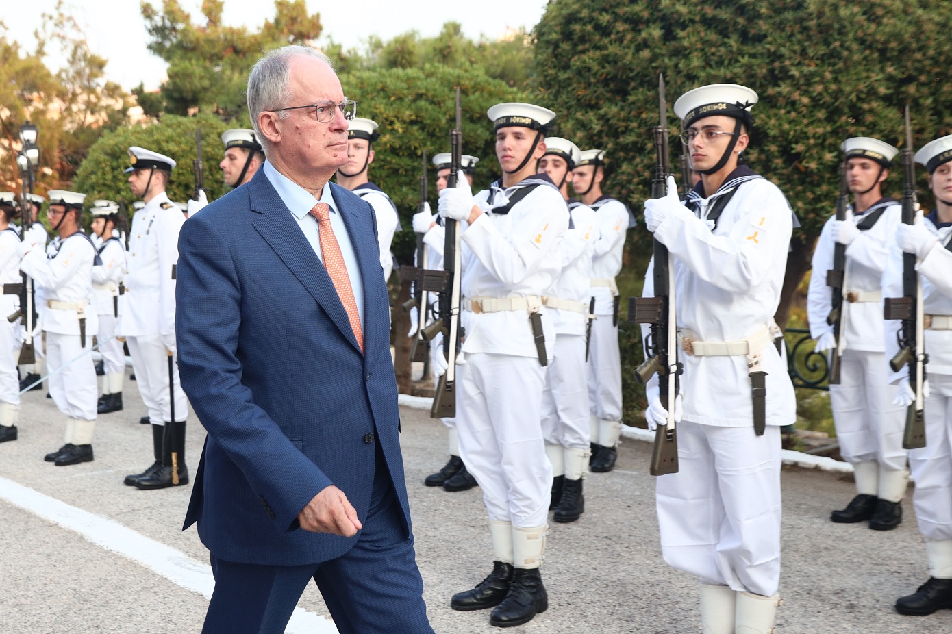 Ο Κωνσταντίνος Τασούλας τίμησε την ιστορική 52η επέτειο του Κινήματος του Ναυτικού στη Σχολή Ναυτικών Δοκίμων