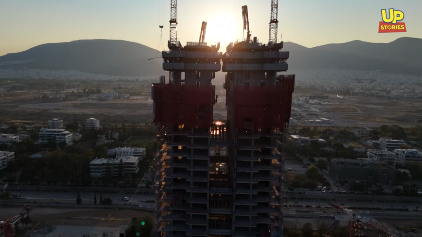 Athens Riviera Tower: Κατακτά το ρεκόρ ως το υψηλότερο κτήριο της Ελλάδας με ύψος 113 μέτρα