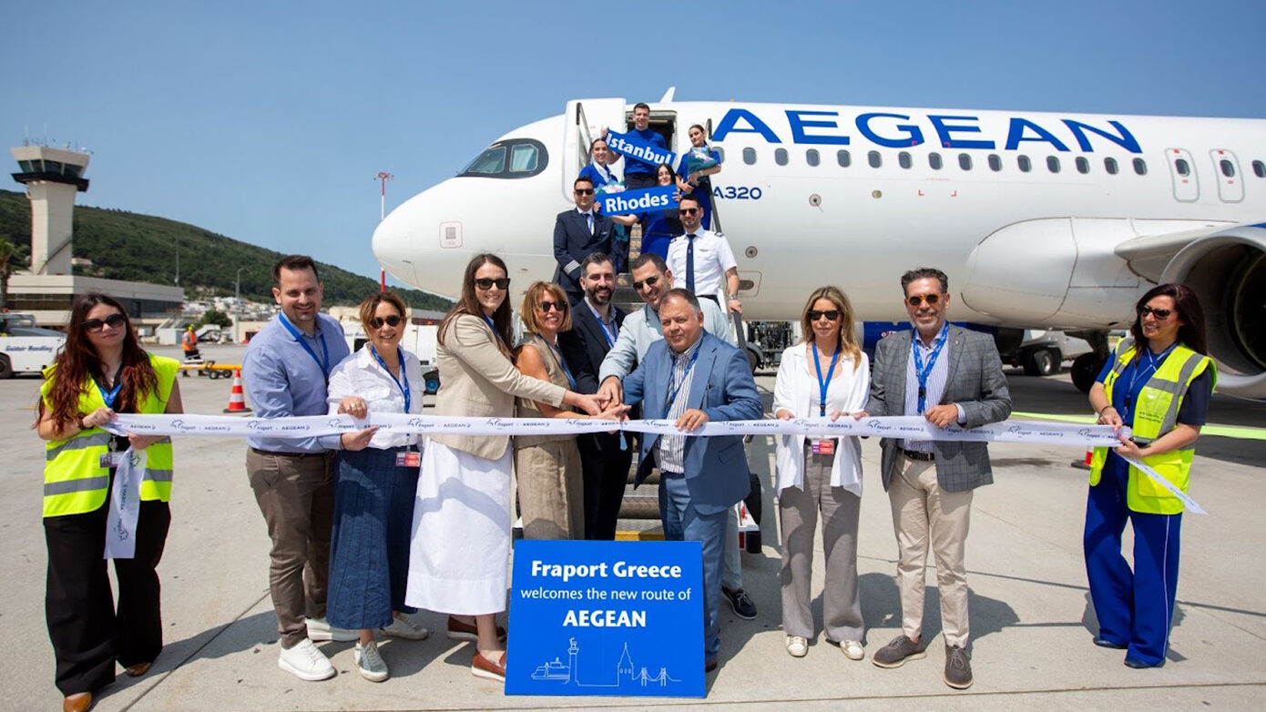 «Απογειώνεται» το νέο δρομολόγιο της AEGEAN Ρόδος – Κωνσταντινούπολη