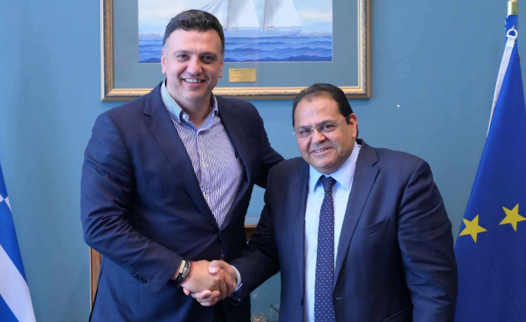 Επαφές Δημάρχου Αμοργού με κορυφαίους Υπουργούς και αρμόδιους παράγοντες