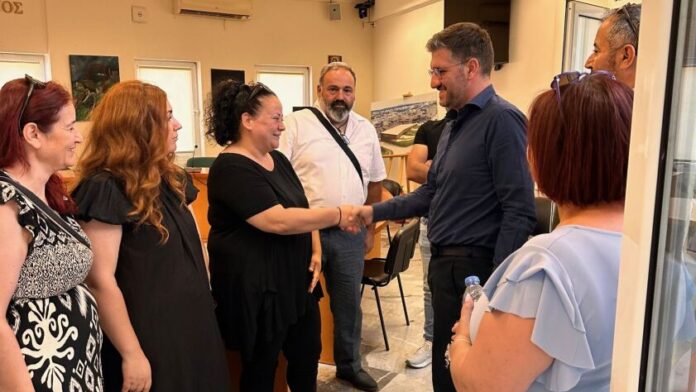 Συνάντηση Δημάρχου Μαλεβιζίου με την ηγεσία του Συλλόγου Εργαζομένων ΟΤΑ Ηρακλείου
