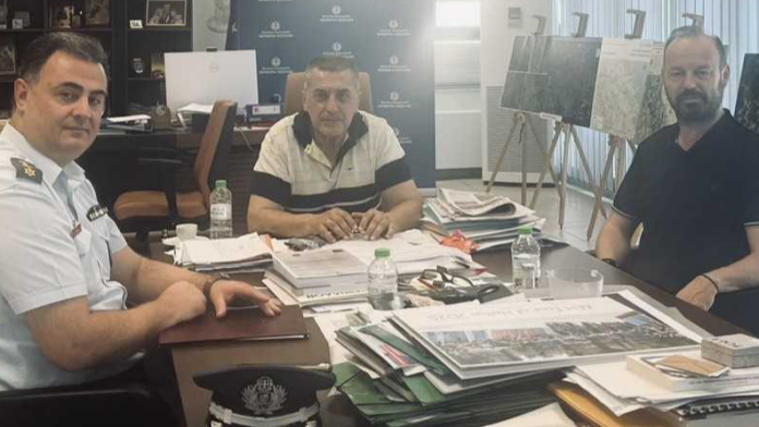 Σύσκεψη εργασίας του Δ. Κουρέτα με τον Δήμαρχο Μουζακίου
