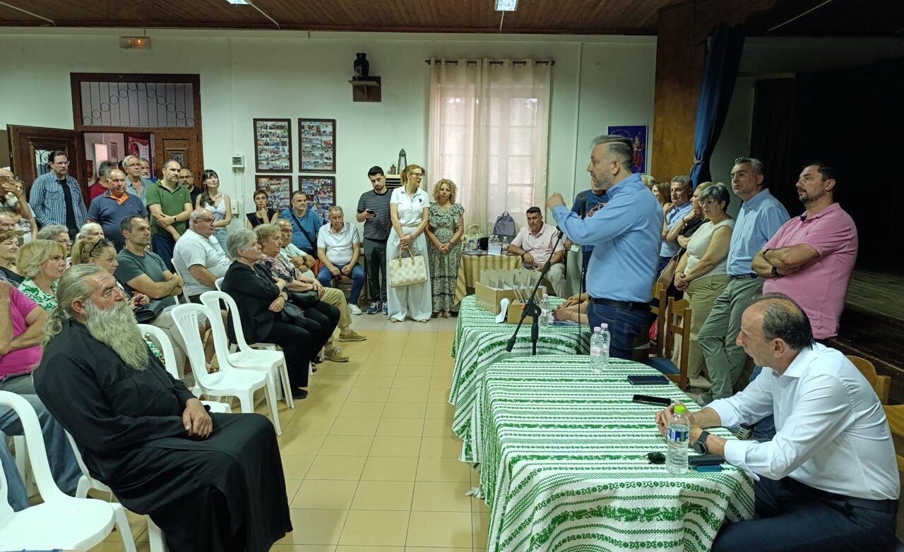 Π. Τσακίρης: Ολοκληρώνουμε το κρίσιμο δίκτυο αποχέτευσης σε Μελισσοχώρι και τμήμα της Λητής