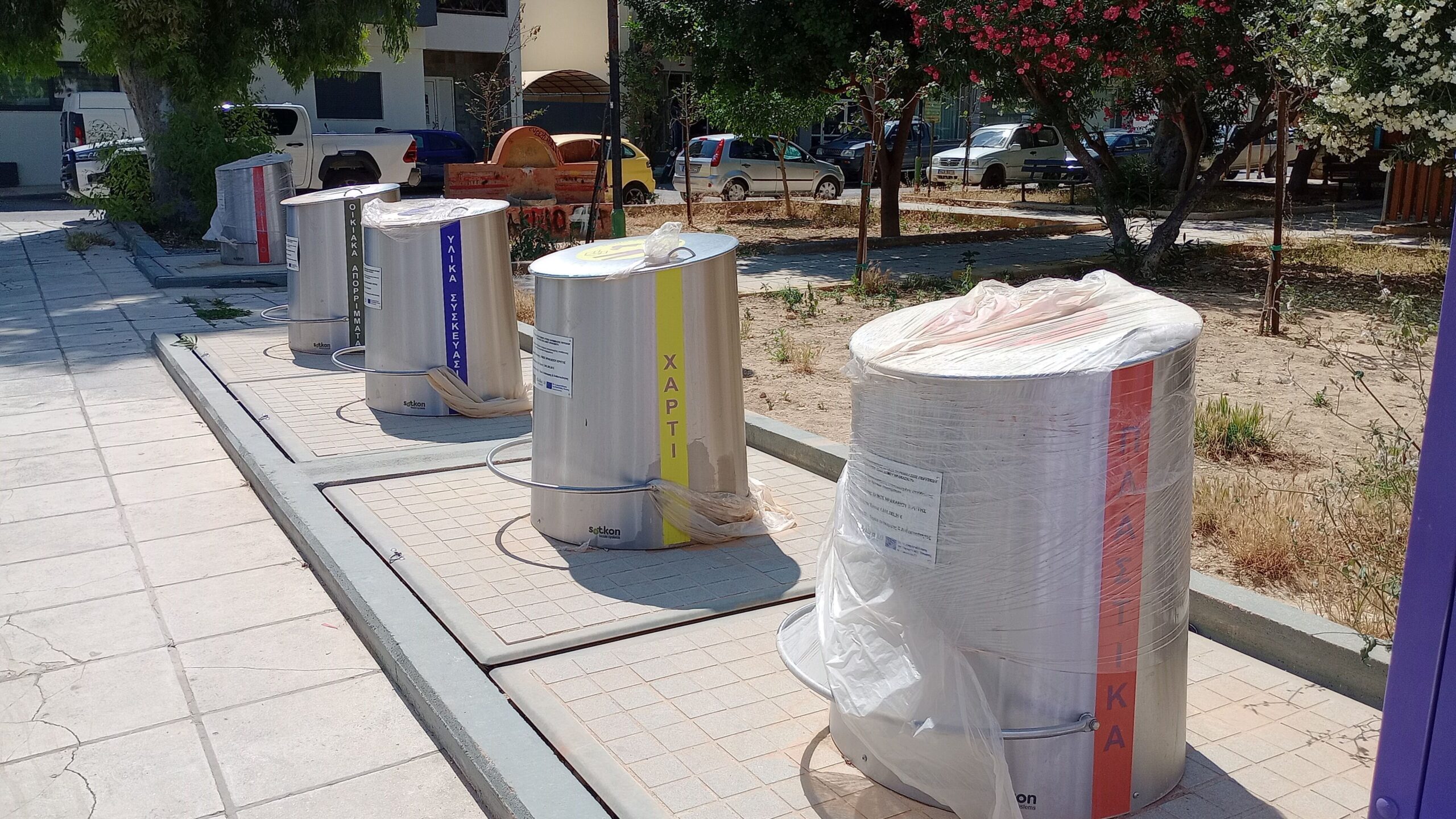 40 υπερσύγχρονοι υπόγειοι κάδοι τοποθετούνται σε 24 σημεία του Ηρακλείου Κρήτης