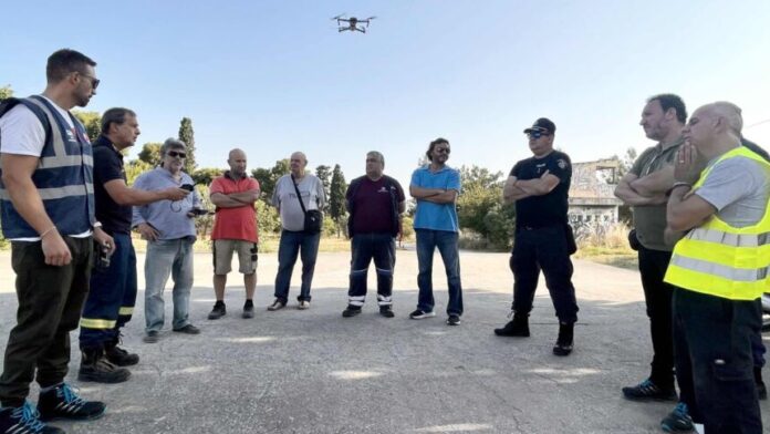 Μεγάλη Επιχείρηση Πυροπροστασίας στην Καρδιά της Καλαμαριάς