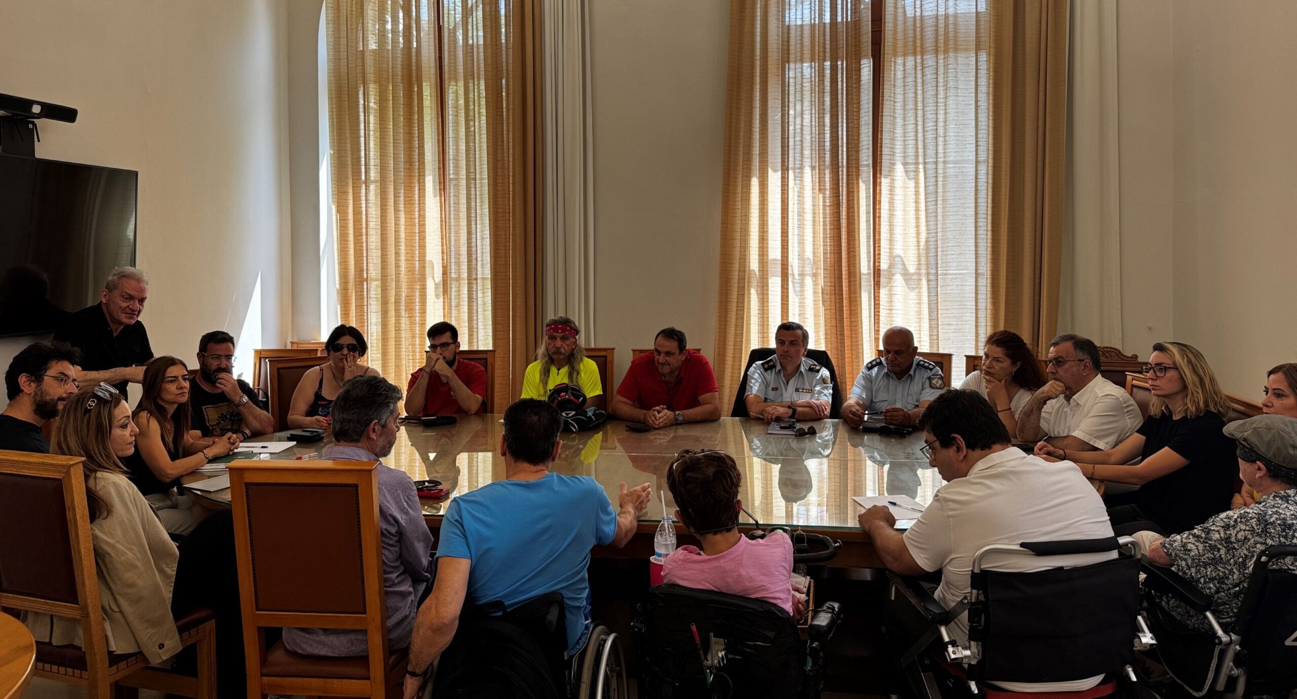 Συνεδρίασε η Ειδική Επιτροπή Προσβασιμότητας του Δήμου Ηρακλείου