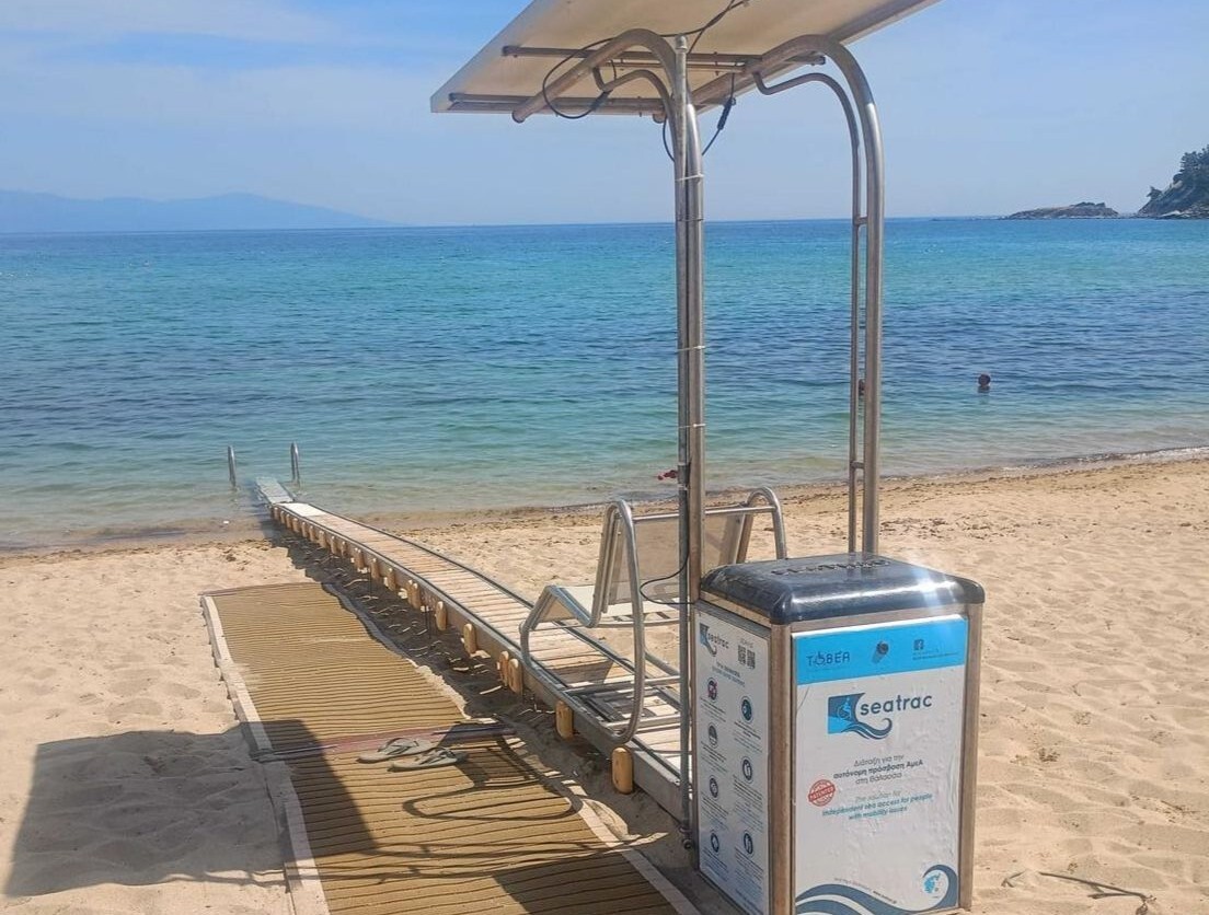 Δ.Καβάλας: Κονδύλι-ανάσα για απρόσκοπτη πρόσβαση ΑμεΑ σε παραλίες