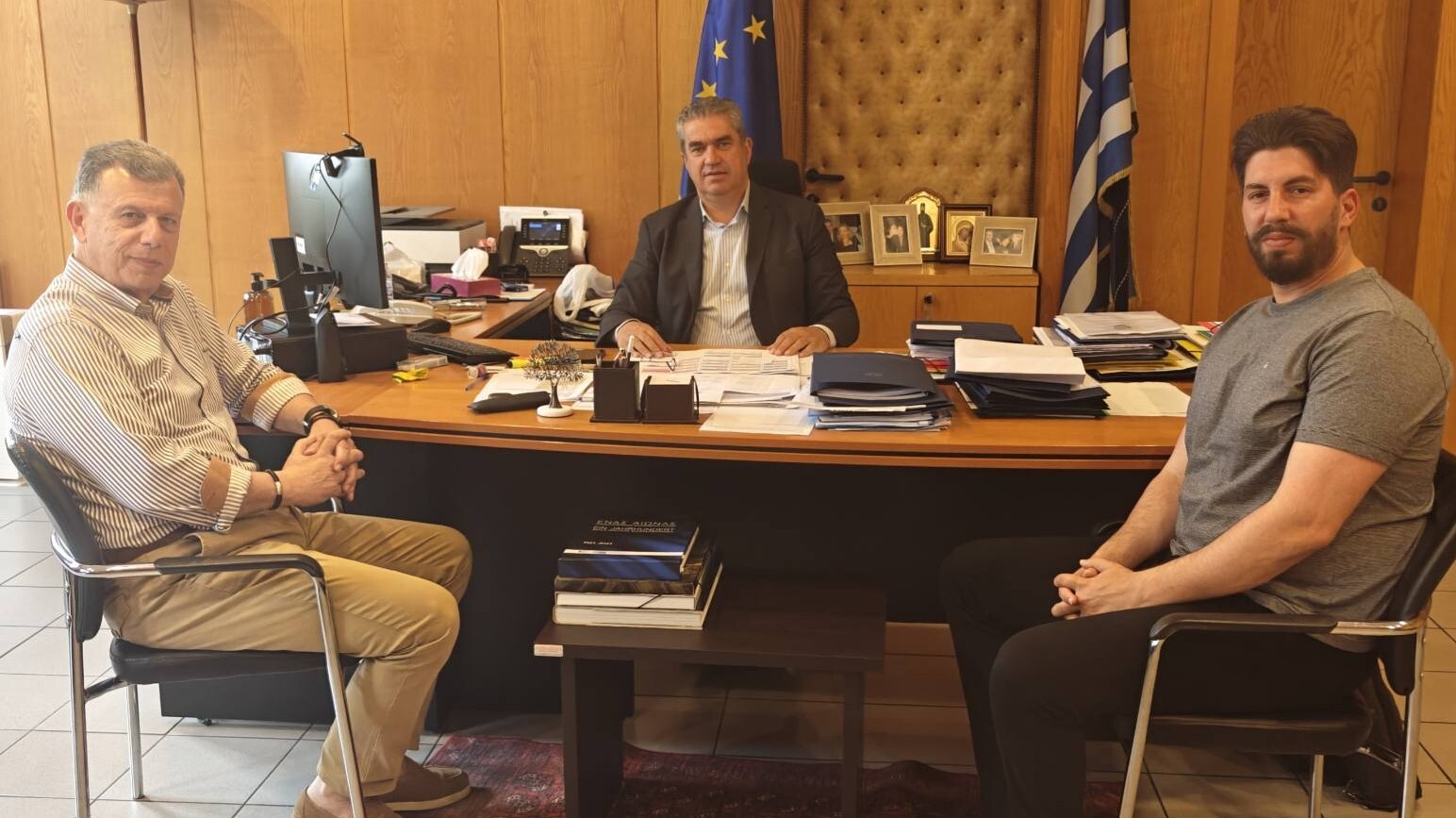 Συνάντηση Δημάρχου και Προέδρου ΔΕΥΑ Κω στο Υπουργείο Υποδομών