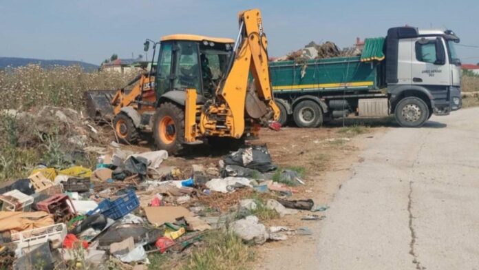 Εντυπωσιακή επιχείρηση εξυγίανσης της χωματερής στο Καβαλάρι από τον Δήμο Λαγκαδά