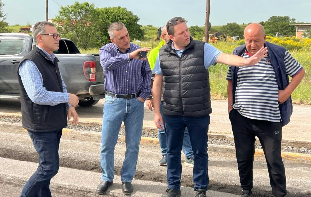 Αυτοψία Κουρέτα σε κρίσιμα έργα στην πύλη της Λάρισας προς Αθήνα