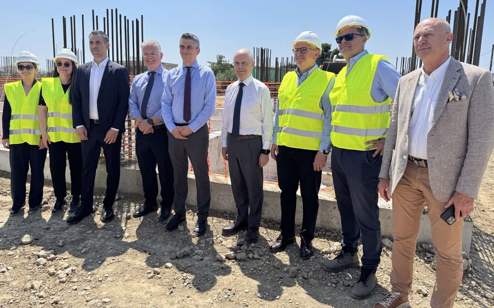 Επίσκεψη Δημάρχου Λουτρακίου στον υπό κατασκευή Βρεφονηπιακό Σταθμό