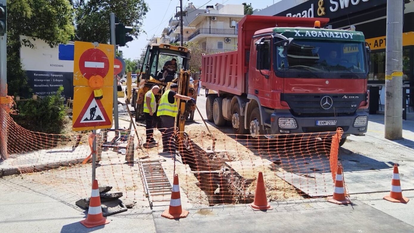 Δ. Αμαρουσίου: Προχωρά δυναμικά η αντιπλημμυρική θωράκιση του Πολυδρόσου