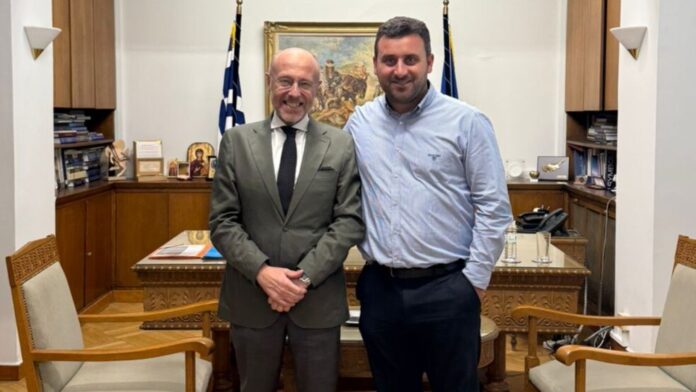 Συνάντηση Δημάρχου Μετεώρων με τον Υφυπουργό Υγείας για κρίσιμα ζητήματα