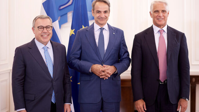 Με τους CEO του ομίλου UniCredit και της Alpha Bank συνάντηση είχε ο Κυριάκος Μητσοτάκης