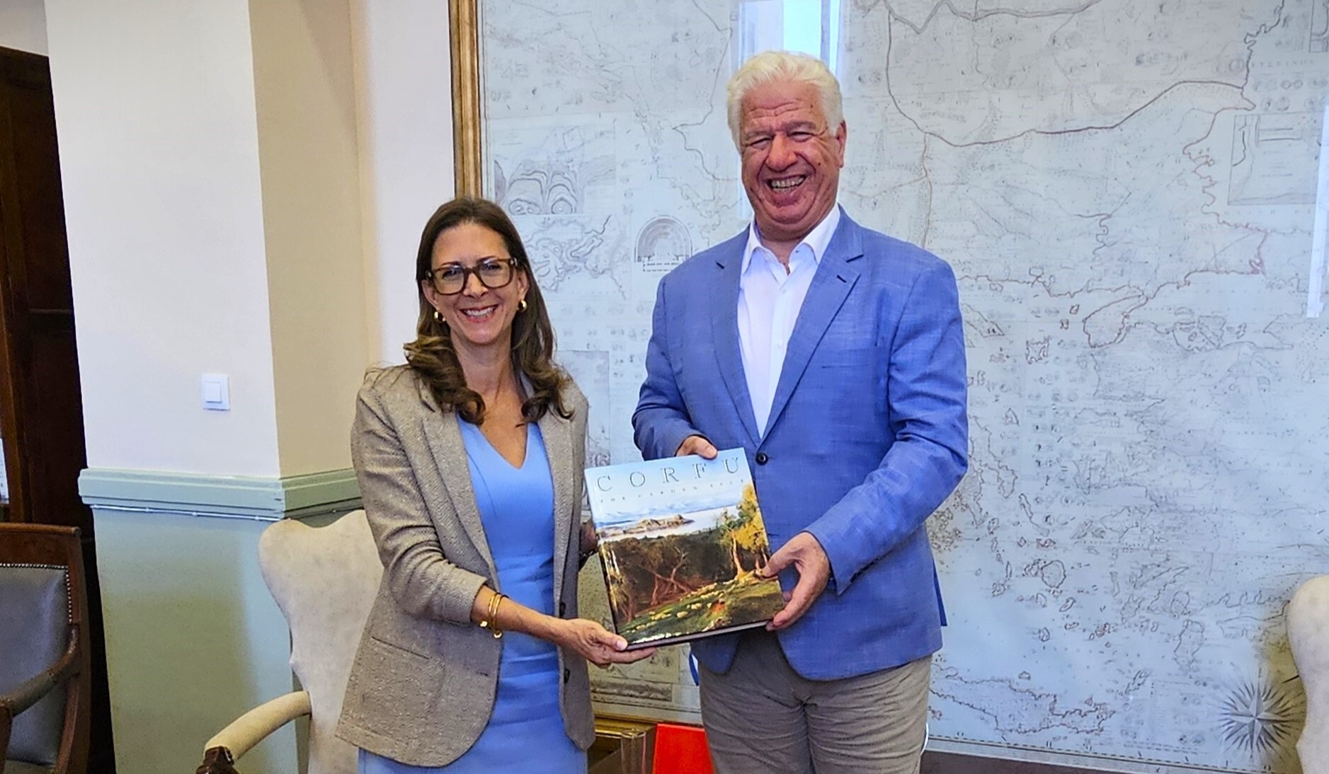 Π.Ι.Ν: Κορυφαία συνάντηση Γ. Τρεπεκλή με την Πρέσβειρα του Καναδά