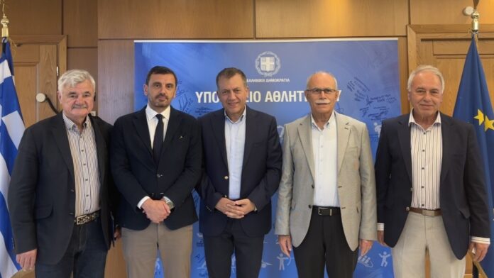 Συνάντηση Δημάρχου Πύργου με τον Αναπ. Υπουργό Αθλητισμού για κρίσιμα ζητήματα