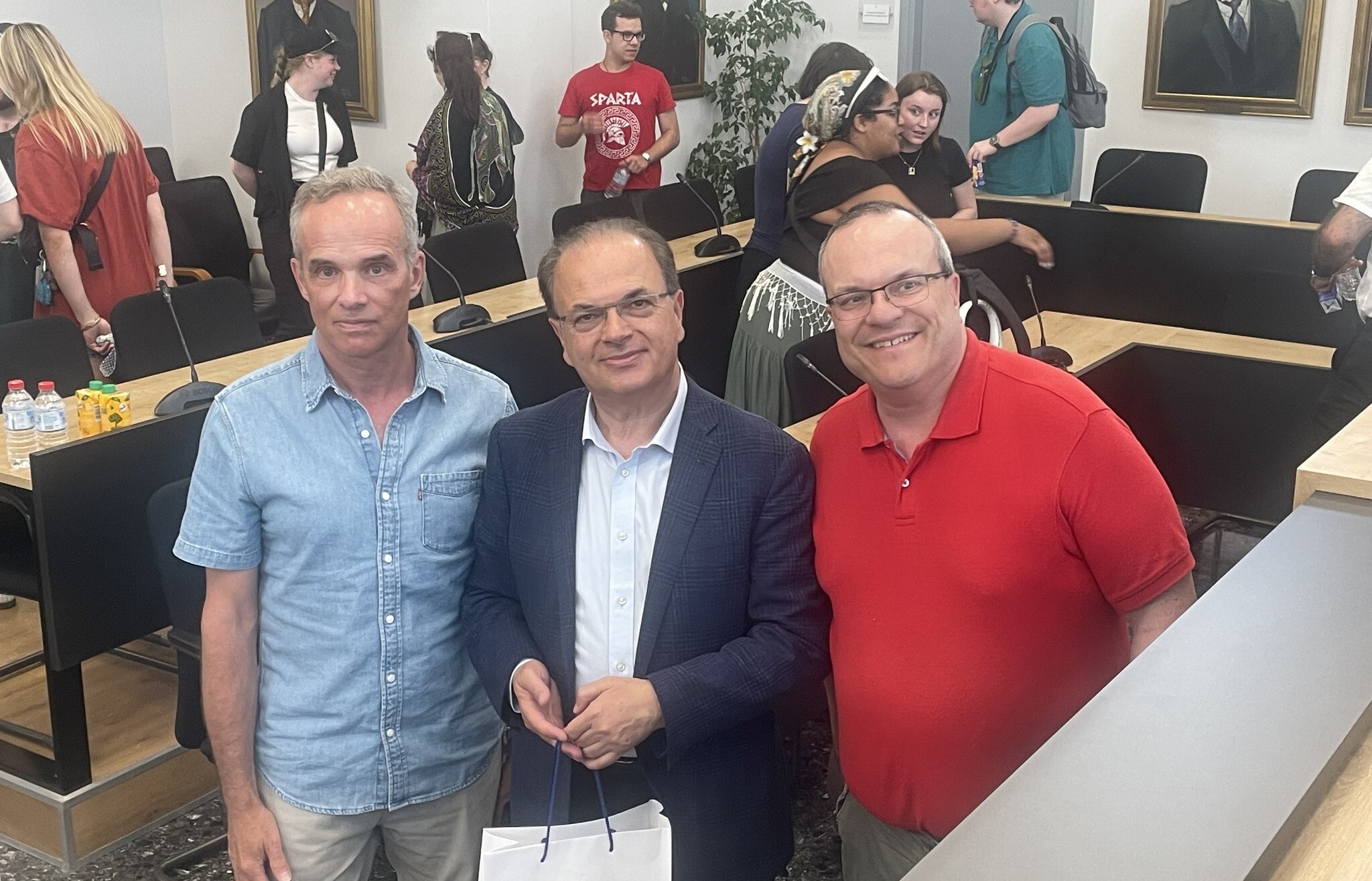 Συνάντηση αντιπροσωπείας του Πανεπιστημίου της Οττάβα με τον Δήμαρχο Ρεθύμνης