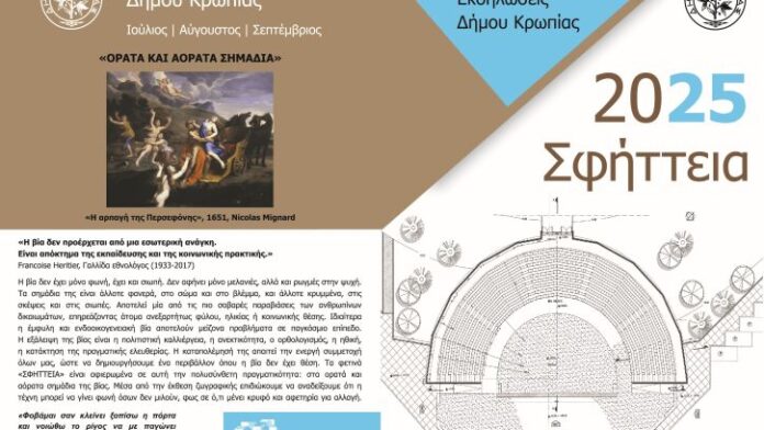 Δήμος Κρωπίας: Αφιερωμένα στον αγώνα κατά της βίας τα «ΣΦΗΤΤΕΙΑ 2025»