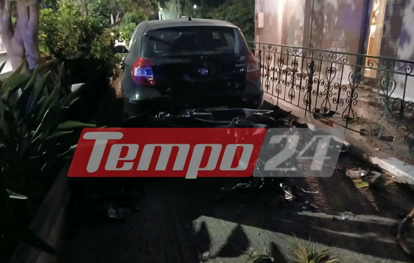 Τραγωδία στην Πάτρα: Σκοτώθηκαν δύο νεαρά άτομα σε τροχαίο με μηχανάκι