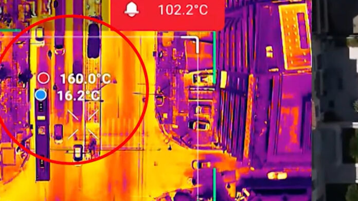 Καύσωνας: 160°C «έπιασε» οροφή λεωφορείου στην καρδιά της Αθήνας