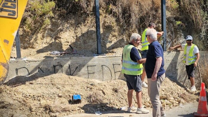 Επίσκεψη Περιφερειάρχη Ιονίων Νήσων σε κρίσιμα έργα στην Παλαιοκαστρίτσα