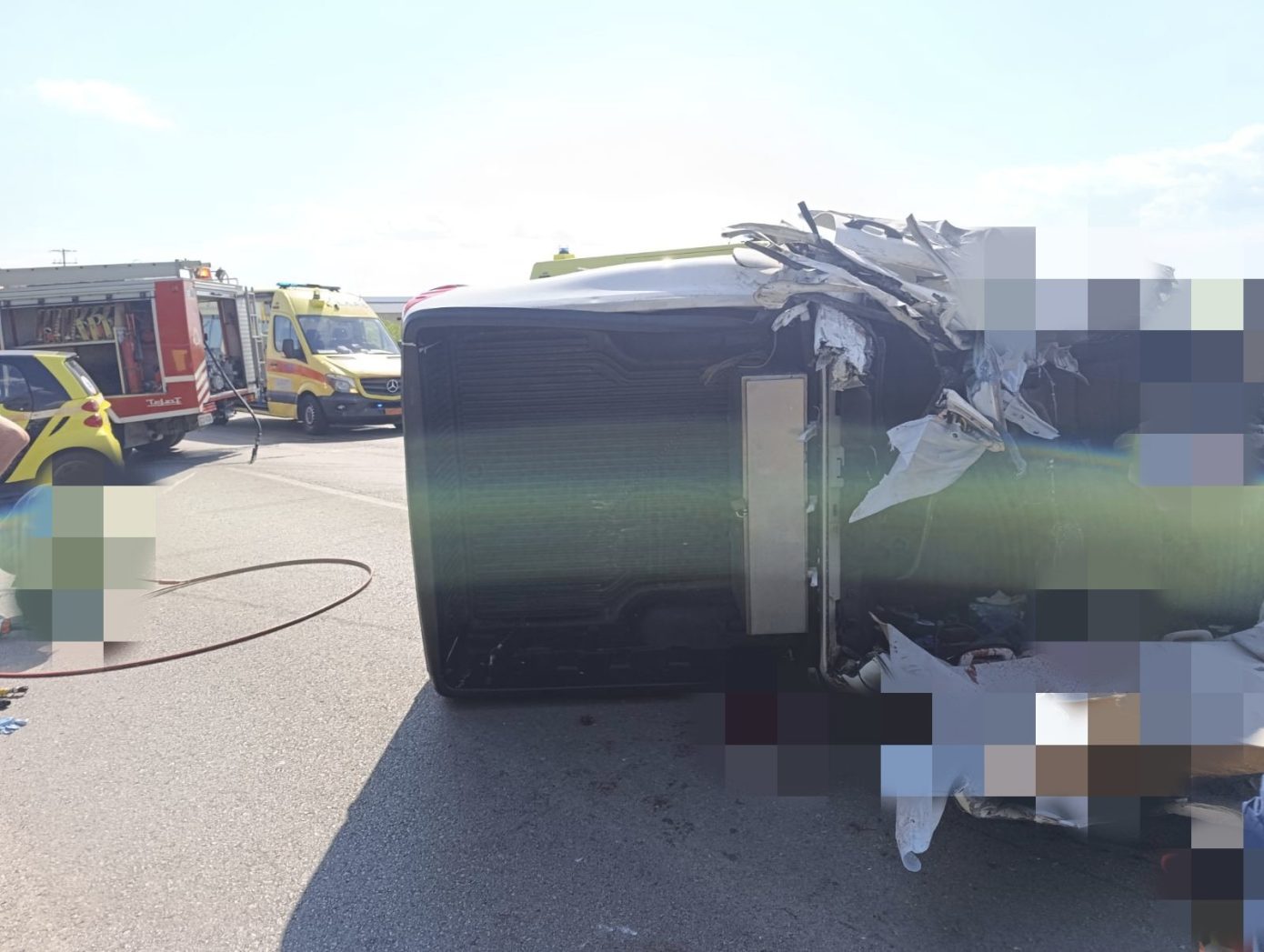 Συνελήφθη ο οδηγός του φορτηγού για το τραγικό δυστύχημα με θύματα 44χρονο πατέρα και τον 13χρονο γιο του στη Θεσσαλονίκη