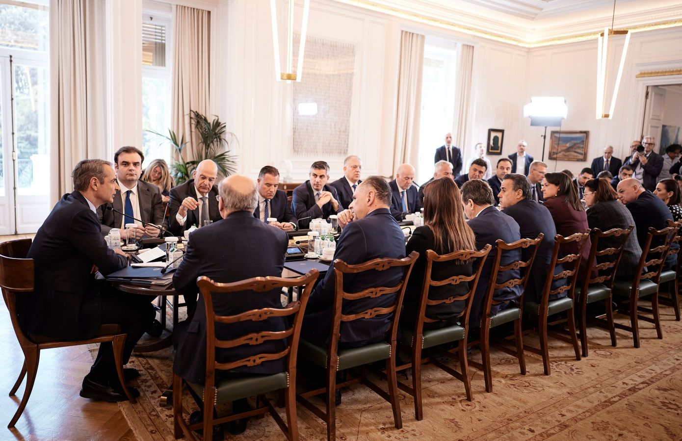 Παρών ο Κυριάκος Μητσοτάκης στην ορκωμοσία των νέων υπουργών τη Δευτέρα στις 10:00, ενώπιον του Προέδρου της Δημοκρατίας