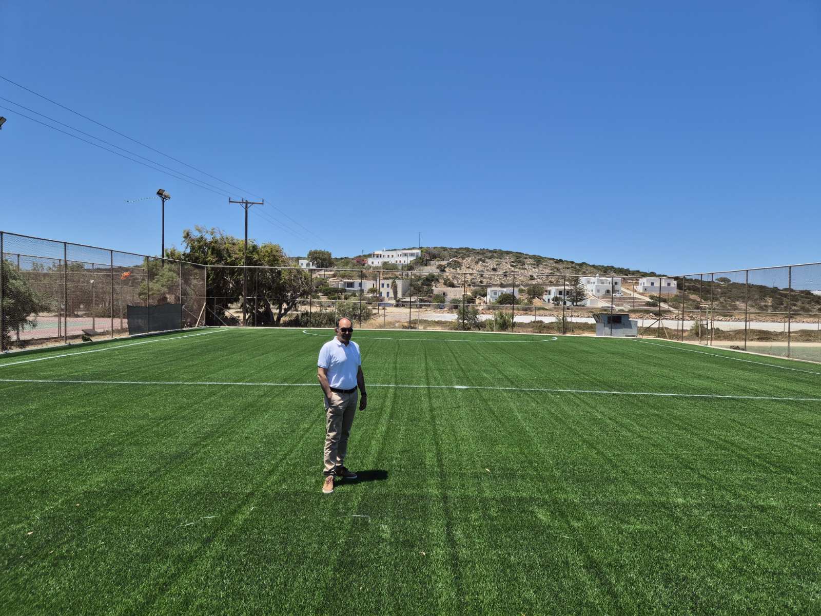 Επίσκεψη Δημάρχου Πάρου στα νέα έργα της Κοινότητας Αγκαιριάς