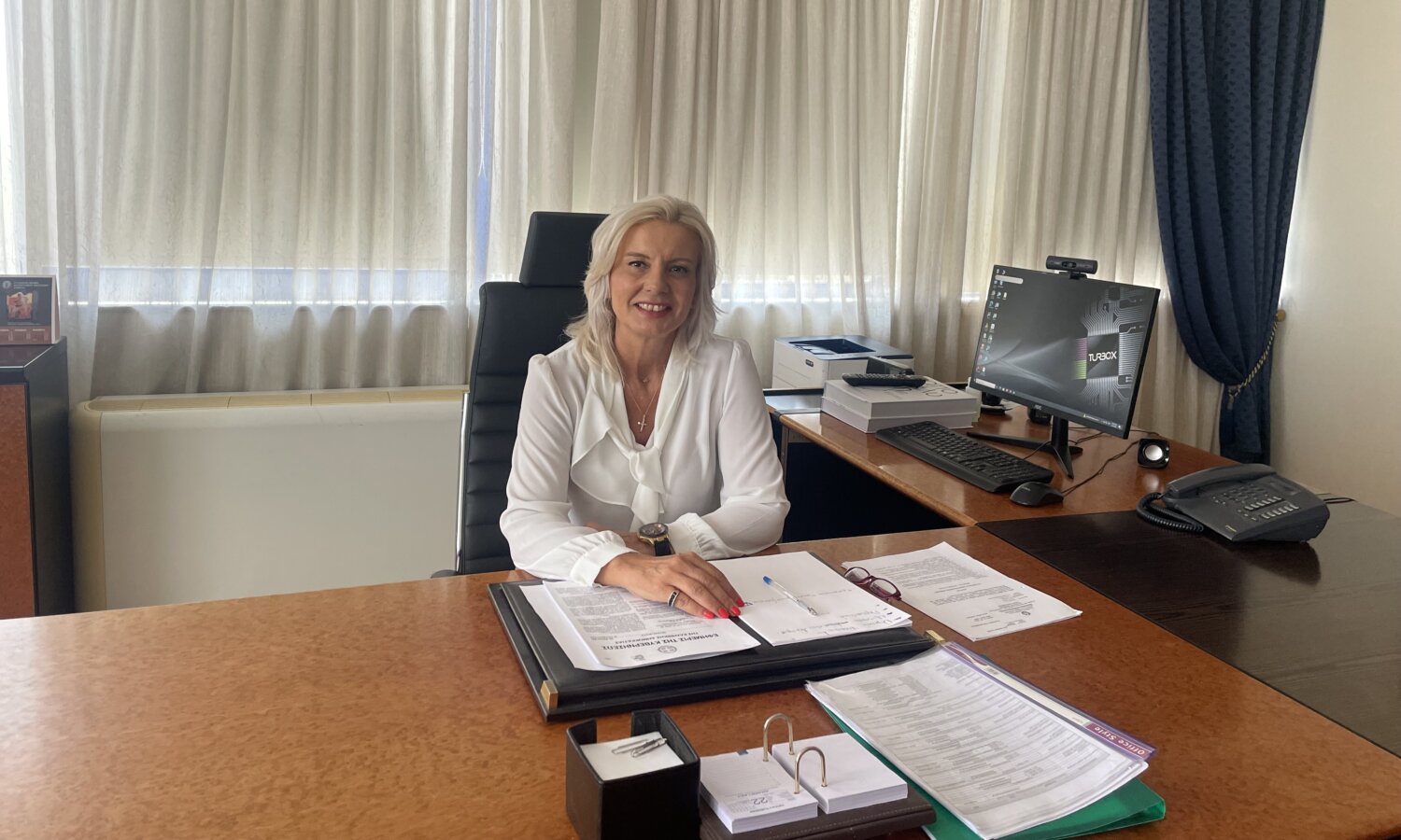 Η νέα Γ.Γ. της Αποκεντρωμένης Διοίκησης Θεσσαλίας – Στερεάς Ελλάδας στο Διοικητήριο