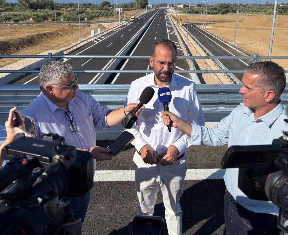 Ν. Φαρμάκης: Η ανανεωμένη Πατρών – Πύργου αποτελεί το έμβλημα μιας νέας εποχής για τη Δυτική Ελλάδα