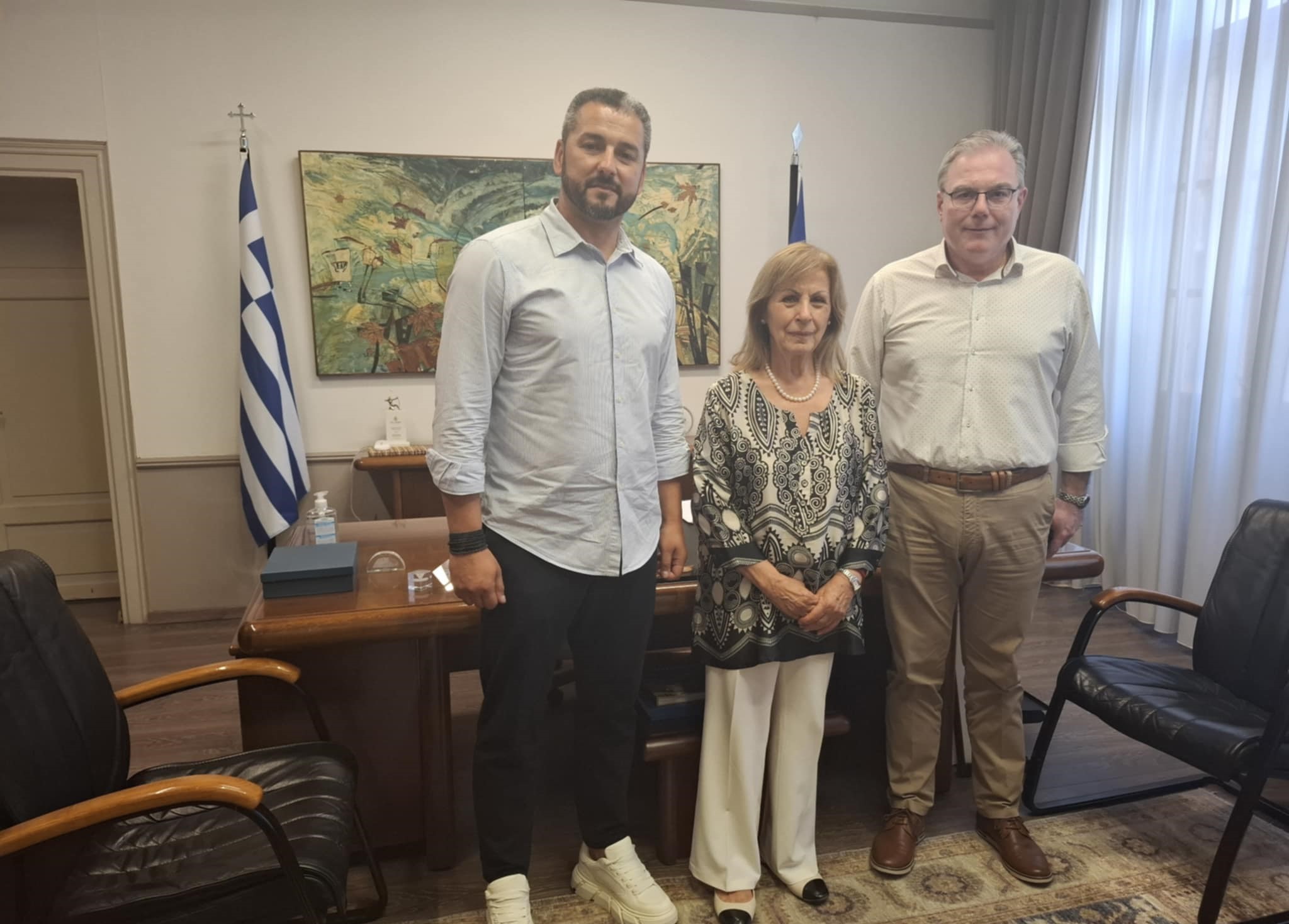 Κρίσιμη συνάντηση της Περιφερειάρχη Αθηνά Αηδονά με τον δήμαρχο Χαλκηδόνος