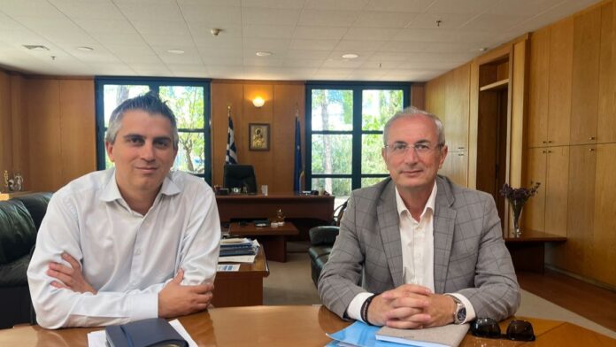 Για εντάξεις κρίσιμων έργων υποδομών, στον Υπουργό Χρήστο Δήμα, ο δήμαρχος Θέρμου