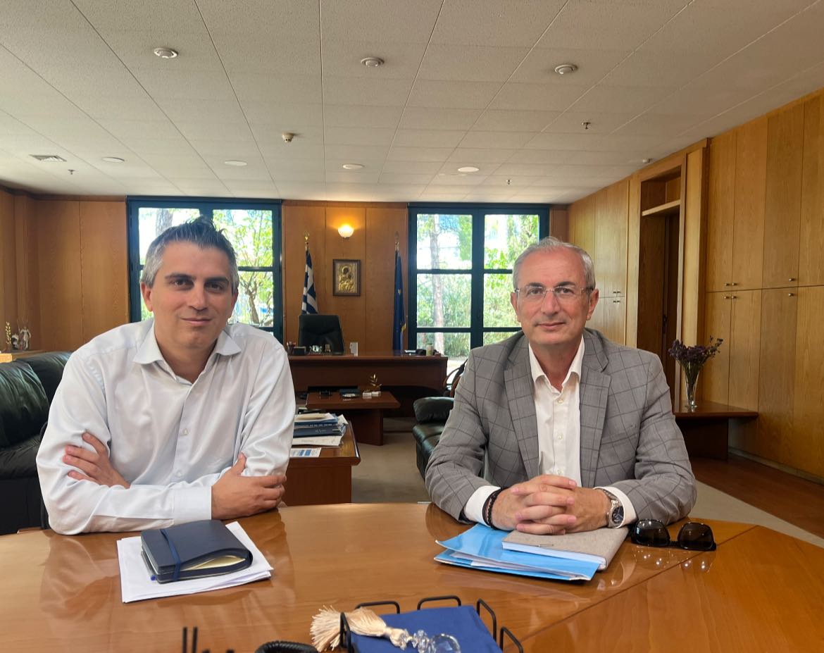 Για εντάξεις κρίσιμων έργων υποδομών, στον Υπουργό Χρήστο Δήμα, ο δήμαρχος Θέρμου